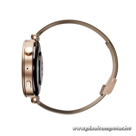 GARETT Női Okosóra - Rose Gold Mesh acél