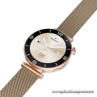 GARETT Női Okosóra - Rose Gold Mesh acél