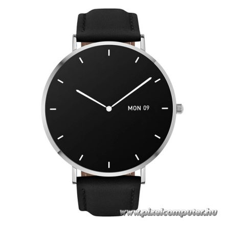 GARETT Női Okosóra - VERONA ezüst-fekete bőr