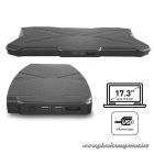 Rampage Notebook Hűtőpad 17,3"-ig - AD-RC8 SHOWY (fém rács; RGB, 1x18cm, USB port, állítható döntési magasság)