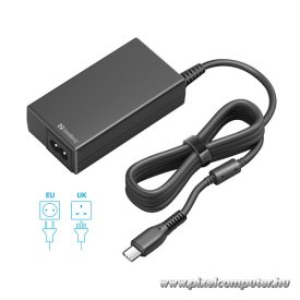   Sandberg Hálózati adapter 65W - USB-C AC Charger PD65W EU+UK (Max.: 65W, Kimenet: USB-C, túlfeszültség védelem)