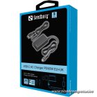Sandberg Hálózati adapter 65W - USB-C AC Charger PD65W EU+UK (Max.: 65W, Kimenet: USB-C, túlfeszültség védelem)
