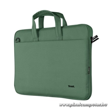 Trust Notebook Táska 16" - Bologna Eco (külön rekeszek; vállpánt; zöld)