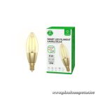 Woox Smart Home Filament candle design LED Izzó - R5141 (E14, 4,9W, 470 Lumen, warmw2700K/coldw6500k, Wi-Fi, 15000h)