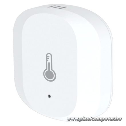 Woox Smart Zigbee Páratartalom és Hőmérséklet Érzékelő - R7048 (1xCR2032, Zigbee 3.0, beltéri)