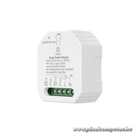 Woox Smart Home Kapcsoló - R7279 (IP20, 2300W, 240V, 30m hatótáv)
