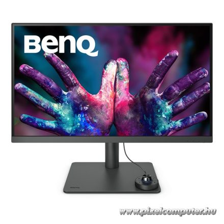 BenQ Monitor 27" - PD2705U (IPS, 16:9, 3840x2160, 5ms, 350dc/m2,  DP, HDMI, USB-C, Speaker, mag.áll., Pivot)