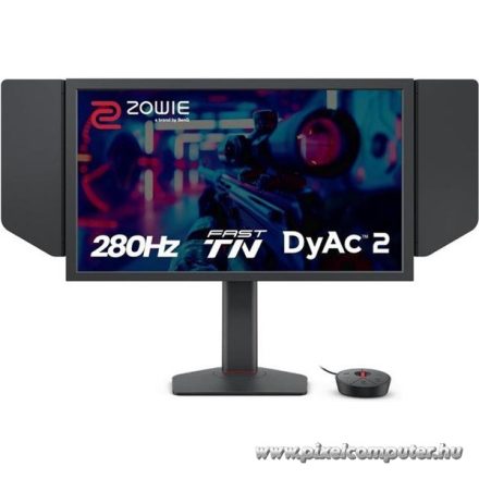 BenQ ZOWIE Monitor 24,1" - XL2546X+ (Fast TN, DyAc 2, 16:9, 1920x1080, 1ms, 320cd/m2, 3xHDMI, DP, mag.áll., 280Hz)