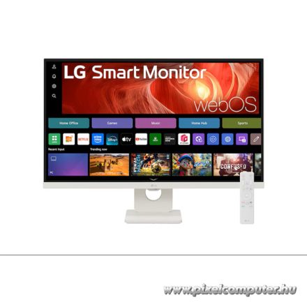 LG Monitor 27" - 27U731SA-W Smart (IPS; 16:9; 3840x2160; 5ms; 350cd; 60Hz; HDMIx2; HDR; USB-C; BT; WiFi; Airplay2; Spkr)