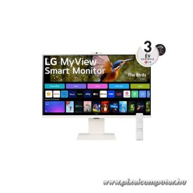   LG Monitor 32" Smart - 32SR85U-W (IPS; 16:9; 3840x2160; 5ms; 400cd; HDMI, USBx3, USB-C, BT, Spkr, webOS, Wifi, Airplay)