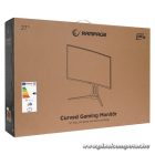 Rampage Monitor 27" - VOYAGER (VA, 165Hz, 1ms, 16:9, 1920x1080, 250cd/m2, 2xHDMI, DisplayPort, fekete, FreeSync, ívelt)