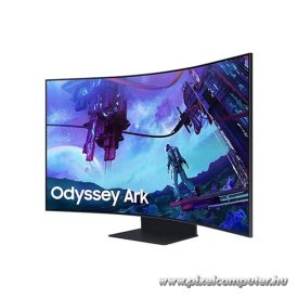   Samsung Monitor 55" - S55CG970NU (VA, 3840x2160, 16:9, UHD, 165HZ, 600cd/m2, 1ms, Pivot, Smart, Ívelt)