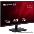 ViewSonic Monitor 27" - VA270-H-2 (IPS, 16:9, 1920x1080, 100Hz, 1ms, 250cd/m2, D-sub, HDMI, VESA)