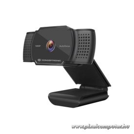   Conceptronic Webkamera - AMDIS06B (2592x1944 képpont, Auto-fókusz, 30 FPS, USB 2.0, univerzális csipesz, mikrofon)