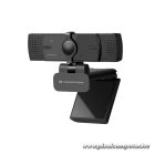 Conceptronic Webkamera - AMDIS07B (3840x2160 képpont, Auto-fókusz, 60 FPS, USB 2.0, univerzális csipesz, mikrofon)