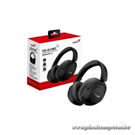 Genius Fejhallgató - HS-820BT Bluetooth Fejhallgató Fekete