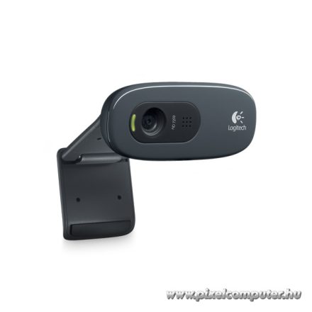 Logitech Webkamera - C270 (1280x720 képpont, 3 Megapixel, USB 2.0, univerzális csipesz, HD, mikrofon)