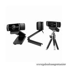 Logitech Webkamera - C922 Pro Stream (1920x1080 képpont, állvány, mikrofon, Full HD, fekete)