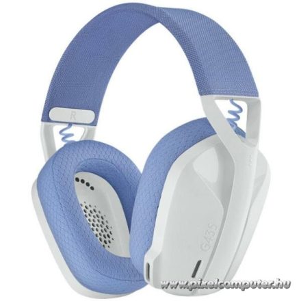 Logitech Fejhallgató - G435 (Vezeték nélküli, Bluetooth, hangerőszabályzó, fehér)