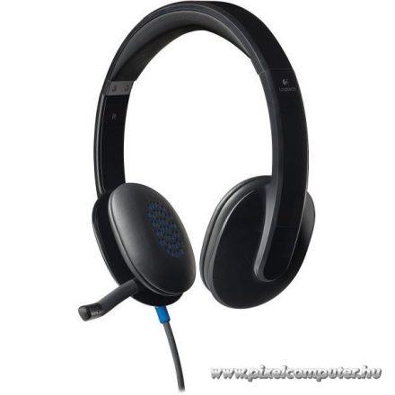 Logitech Fejhallgató - H540 Headset (Vezetékes, USB, mikrofon, hangerőszabályzó, fekete)