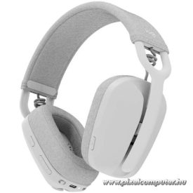   Logitech Fejhallgató - Zone Vibe 100 (Vezeték nélküli, Bluetooth, hangerőszabályzó, fehér)