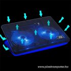 Advance Notebook Hűtőpad 15"-ig - AIRSTREAM 15 (Max.: 15", 2x125mm, 1500rpm, 1xUSB2.0, fekete)