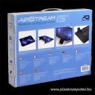 Advance Notebook Hűtőpad 15"-ig - AIRSTREAM 15 (Max.: 15", 2x125mm, 1500rpm, 1xUSB2.0, fekete)