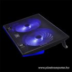 Advance Notebook Hűtőpad 19"-ig - AIRSTREAM 19 (Max.: 19", 2x150mm, 1000rpm, 1xUSB2.0, fekete)