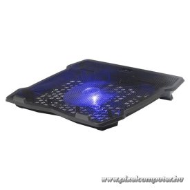   Bluestork Notebook Hűtőpad 15,6"-ig - NB-COOLER-FIRST (LED, USB-A)