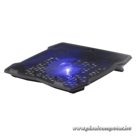 Bluestork Notebook Hűtőpad 15,6"-ig - NB-COOLER-FIRST (LED, USB-A)
