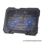 Conceptronic Notebook Hűtőpad 15,6"-ig - THANA01B (USB, 2x12,5cm, állítható magasság, csúszásmentes, fekete)