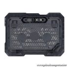 Conceptronic Notebook Hűtőpad 15,6"-ig - THANA01B (USB, 2x12,5cm, állítható magasság, csúszásmentes, fekete)