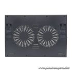 Conceptronic Notebook Hűtőpad 17"-ig - THANA02B (USB, 2x12,5cm, állítható magasság, csúszásmentes, fekete)