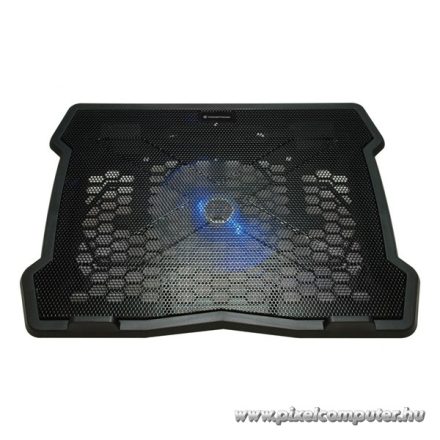 Conceptronic Notebook Hűtőpad 15,6"-ig - THANA05B (USB, 1x12,5cm, állítható magasság, csúszásmentes, fekete)