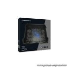 Conceptronic Notebook Hűtőpad 15,6"-ig - THANA05B (USB, 1x12,5cm, állítható magasság, csúszásmentes, fekete)