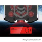 Conceptronic Notebook Hűtőpad 17"-ig - THYIA01B (USB, 6x12,5cm, LCD kijelző, állítható magasság, csúszásmentes, fekete)