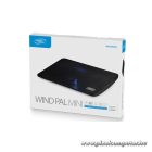 DeepCool Notebook Hűtőpad 15,6"-ig - WIND PAL MINI (21.6dB; max. 78,34 m3/h; 14cm, Blue LED)