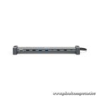 Hama USB HUB - 200145 (USB-C 9n1, 3xUSB 3.1, 2xUSB 2.0, 2xUSB-C, 1xHDMI, 1xLAN, 100W PD, szürke)