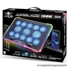 Spirit of Gamer Notebook Hűtőpad 17"-ig - AIRBLADE 1300 RGB (25,8dB; max. 169 m3/h; 10x6cm+3x8cm, RGB LED, 2xUSB2.0)