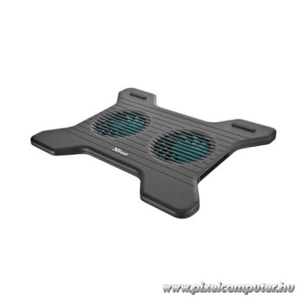 Trust Notebook Hűtő Pad - Xstream Breeze (állítható dőlésszög; USB-ről működő 2x ventilátor; fekete)