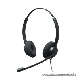   Addasound Call Center Fejhallgató QD - CRYSTAL 2732 (QD csatlakozó, Noice Cancelling mikrofon, fekete)