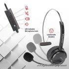 Advance Fejhallgató - SMARTPHONICS 350 (3,5mm Jack/USB, 1,5m kábel, fekete)