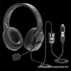 Advance Fejhallgató - SMARTPHONICS 550 (USB, 1,9m kábel, fekete)
