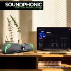 Advance Hangszóró - SOUNDPHONIC RGB 6W RMS BLUETOOTH (2.0, Bluetooth/3,5mm Jack, RGB, fekete)