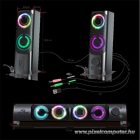 Advance Hangszóró - SOUNDPHONICS RGB 6W RMS (2.0, 3,5mm Jack, RGB, fekete)