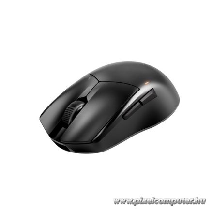 Be Quiet! Egér Vezeték nélküli  - DARK PERK ERGO (Optikai, 32000DPI, 1000Hz, 5 programozható gomb, fekete)