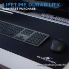 Bluestork Egérpad - BS-PAD-XXL (900x450x2mm, fekete)