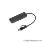 Bluestork USB Hub - HUB-FIRST (4xUSB3.0, USB-C + USB-A, Windows, Mac)