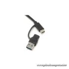 Bluestork USB Hub - HUB-FIRST (4xUSB3.0, USB-C + USB-A, Windows, Mac)