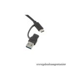 Bluestork USB Hub - HUB-FIRST (4xUSB3.0, USB-C + USB-A, Windows, Mac)